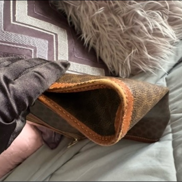 Celine Brown and Tan Clutch - Picture 3 of 9